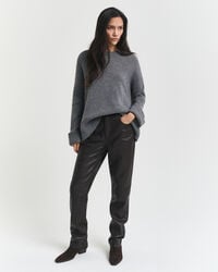 lederhose mit 5 taschen – dunkelbraun