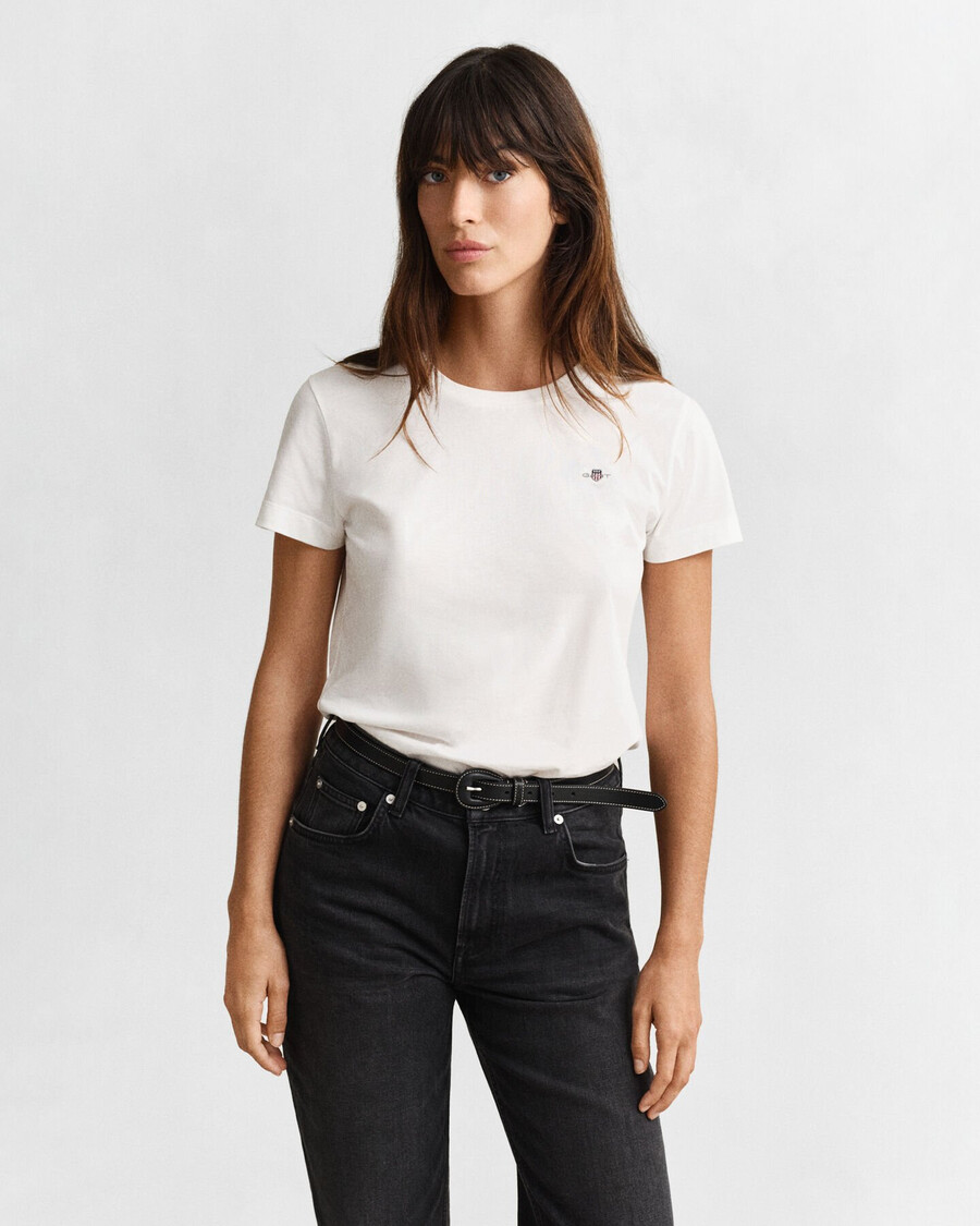 shield t-shirt – weiß