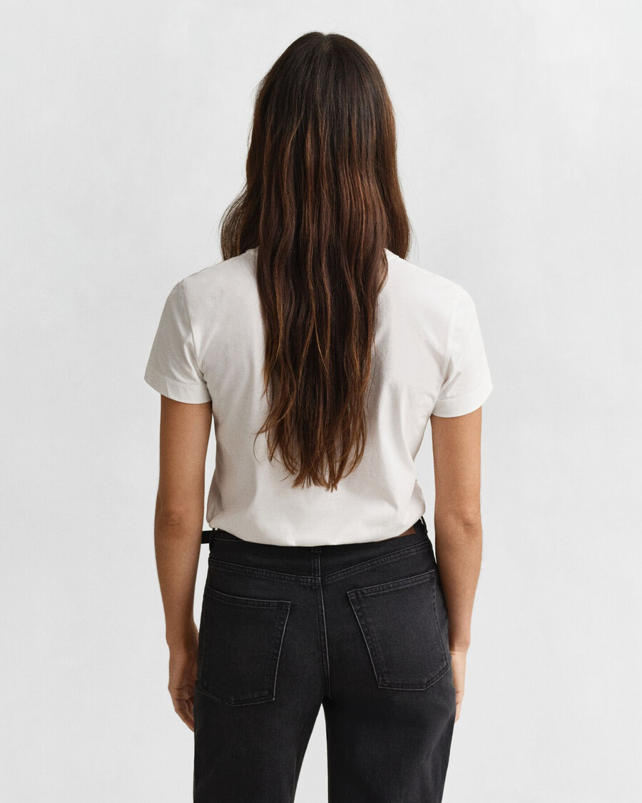 shield t-shirt – weiß