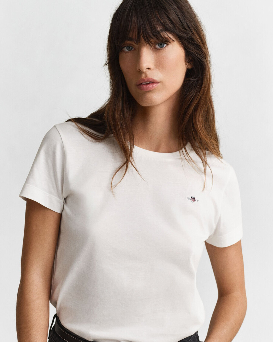 shield t-shirt – weiß
