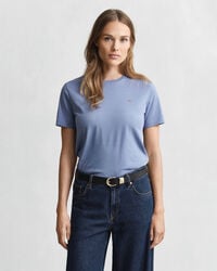 shield t-shirt – verwaschener denim