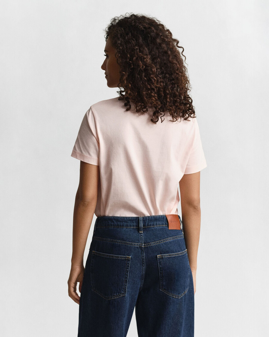 shield t-shirt – aprikosenrosa