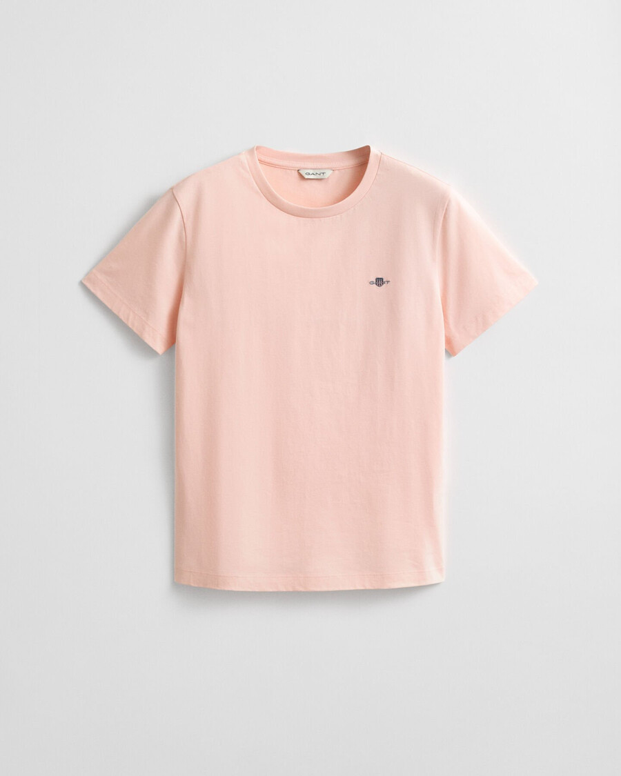 shield t-shirt – aprikosenrosa