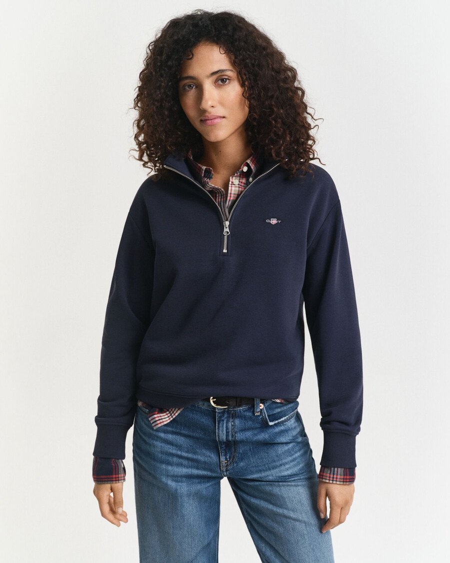 shield half zip sweatshirt – abendblau