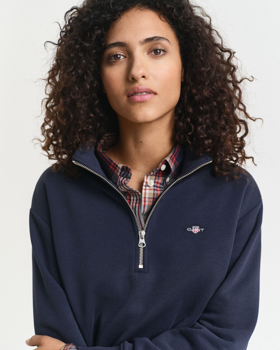 shield half zip sweatshirt – abendblau