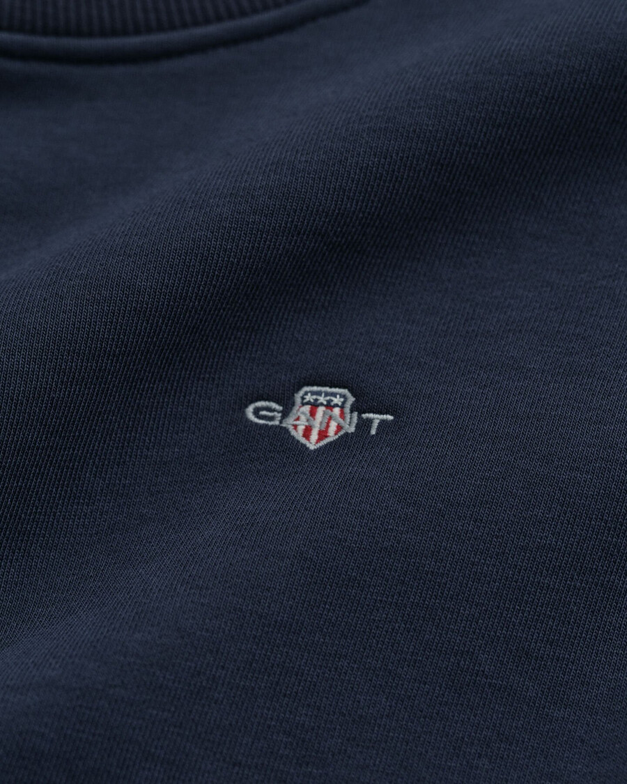 sweatshirtkleid mit rundhalsausschnitt von shield - abendblau