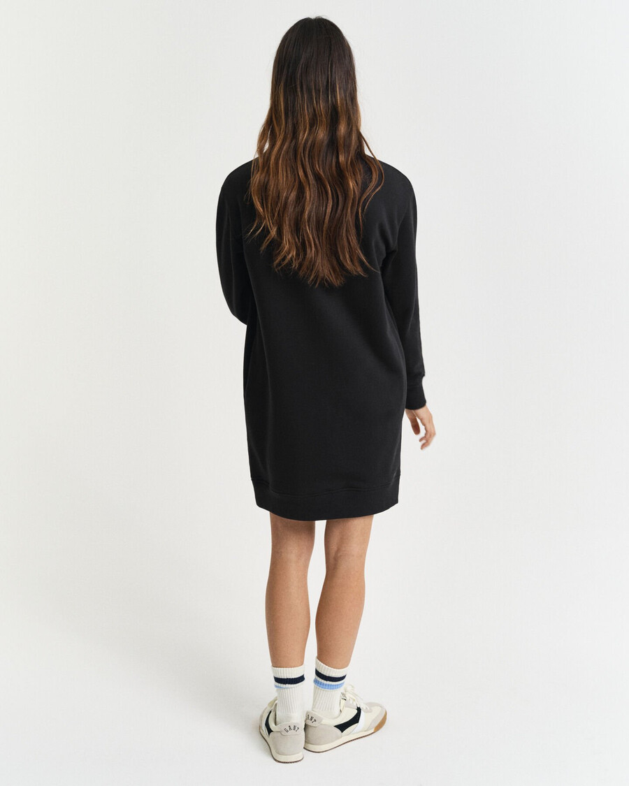 sweatshirt mit rundhalsausschnitt von shield – schwarz