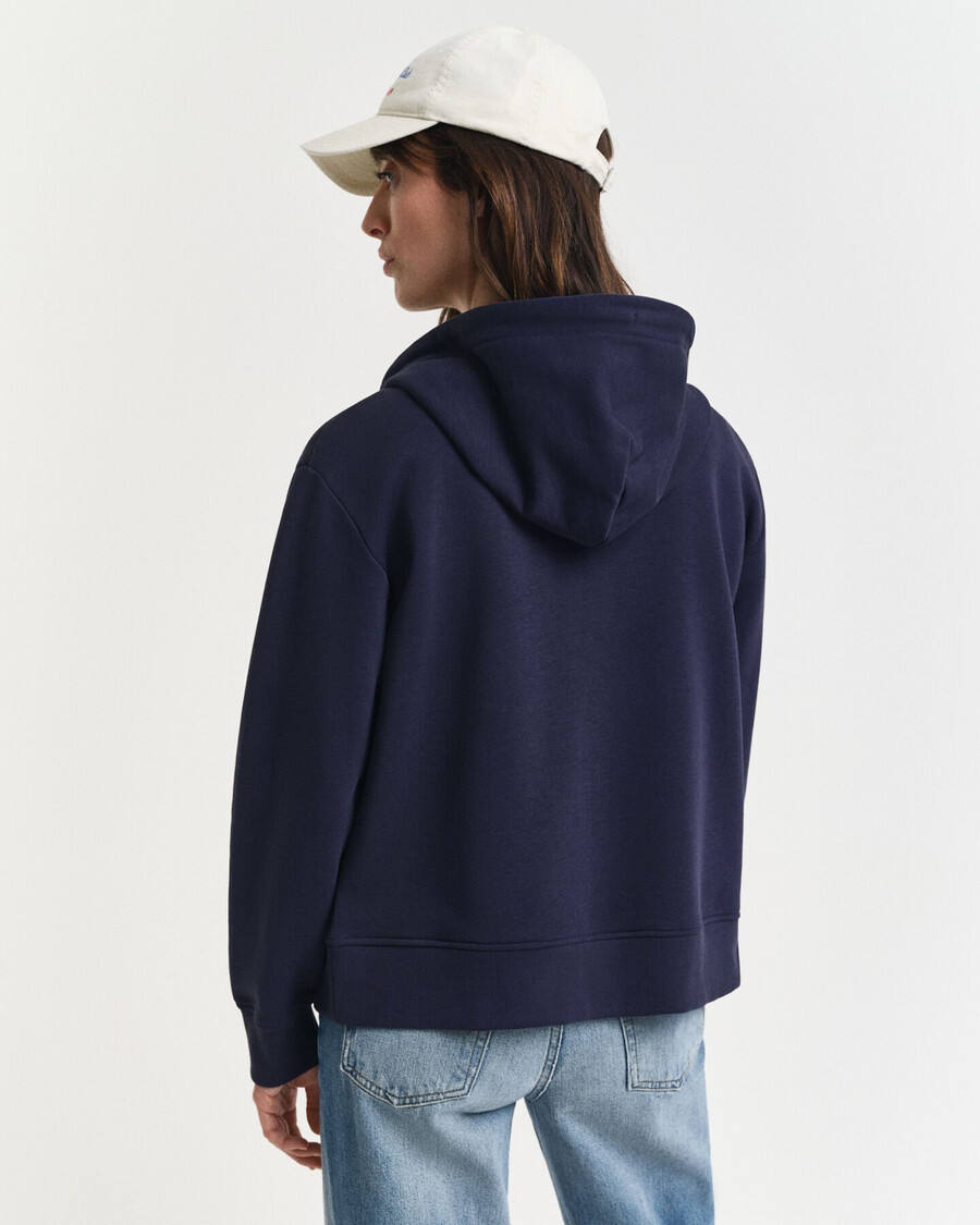 shield zip hoodie – abendblau