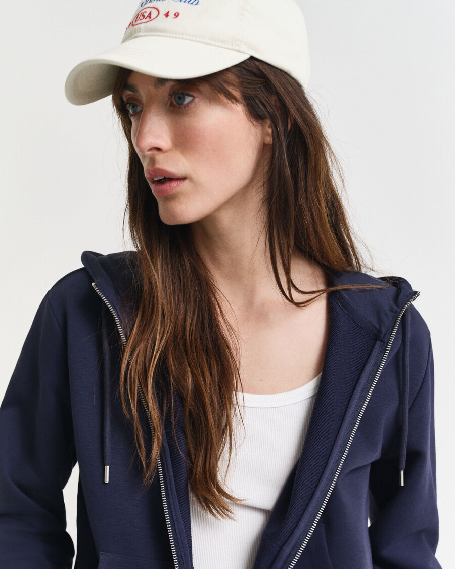 shield zip hoodie – abendblau