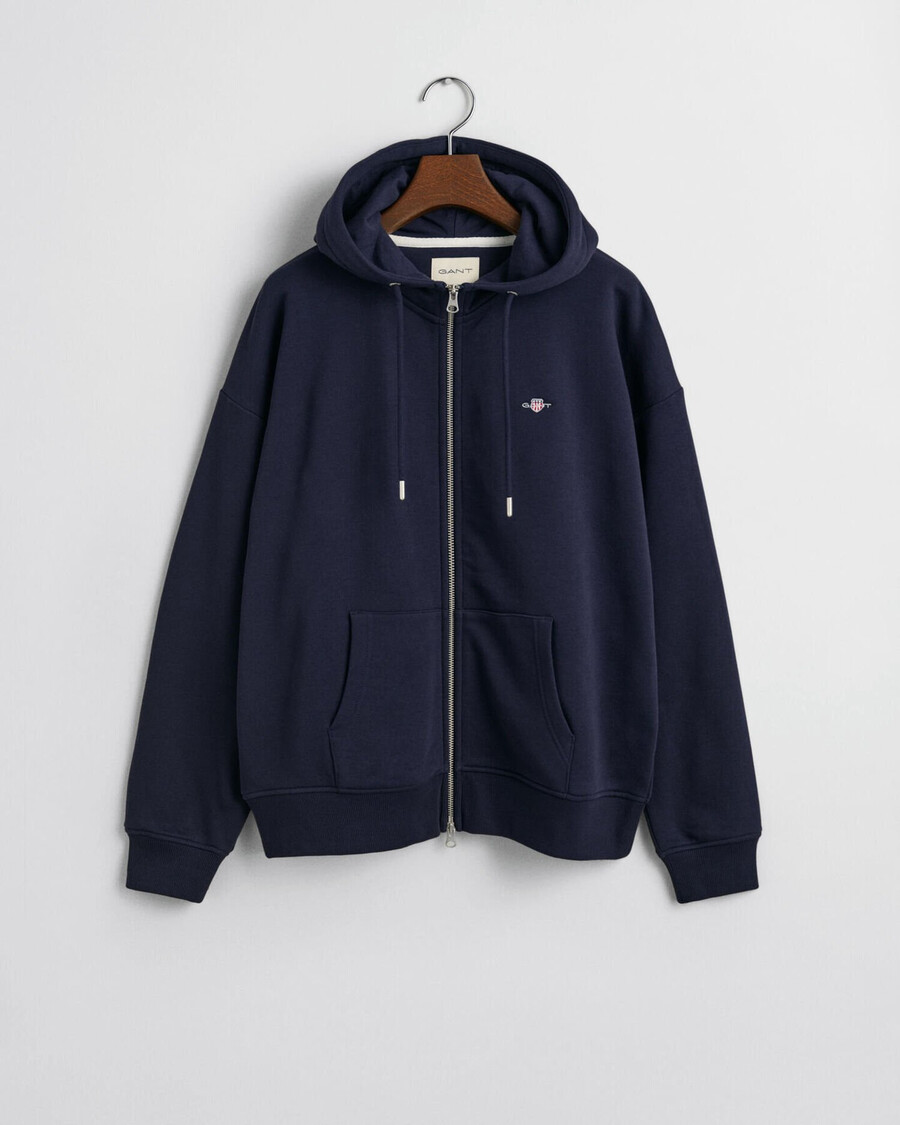shield zip hoodie – abendblau
