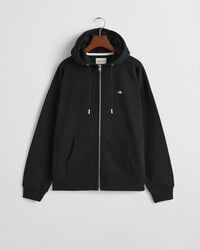 shield zip hoodie – schwarz