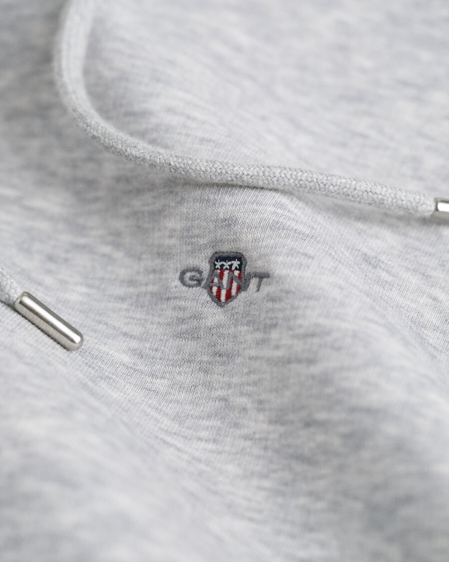 shield hoodie - hellgrau meliert