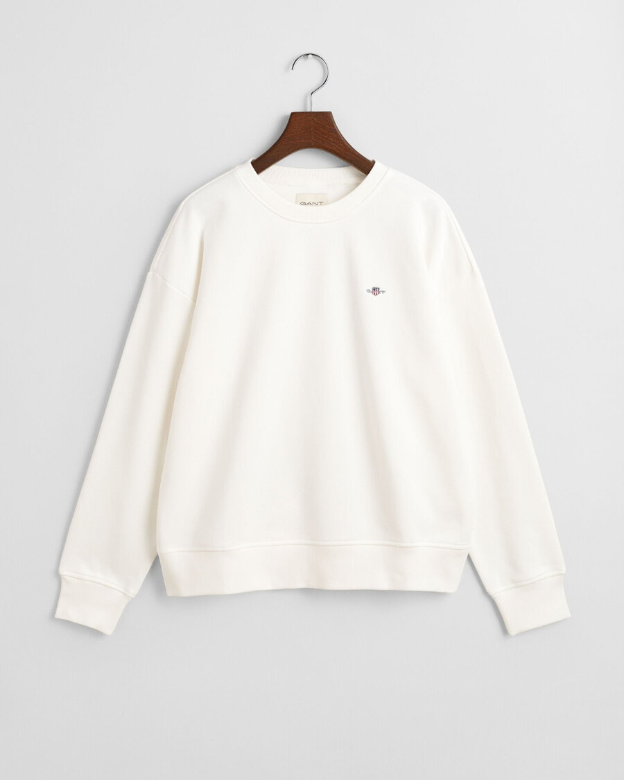 shield rundhals-sweatshirt – eierschale