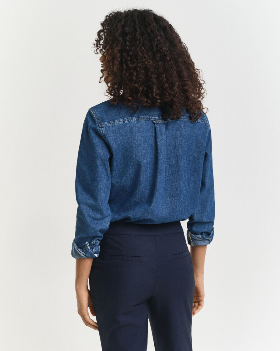 jeanshemd in regulärer passform – indigo