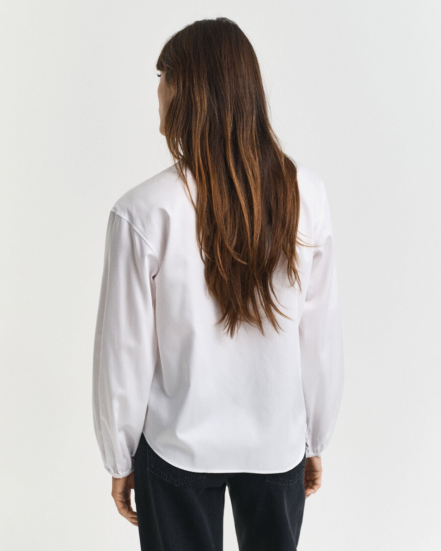 baumwollbluse – weiß