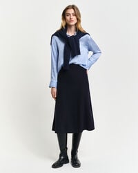superfeiner lammwollrock – abendblau