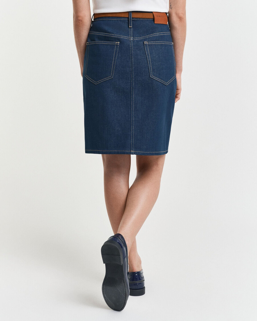 jeansrock - mittelblau