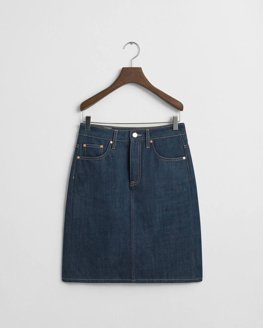 jeansrock - mittelblau