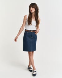jeansrock - mittelblau