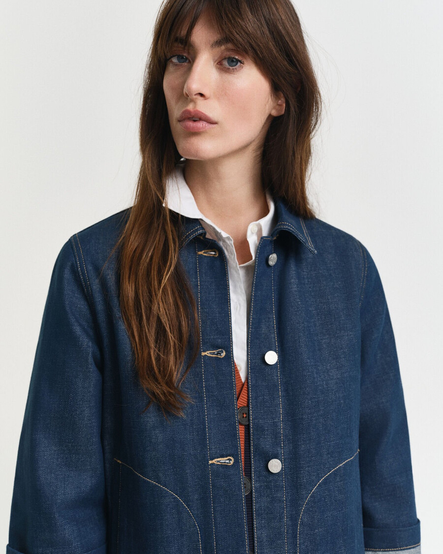 jeansjacke – mittelblau