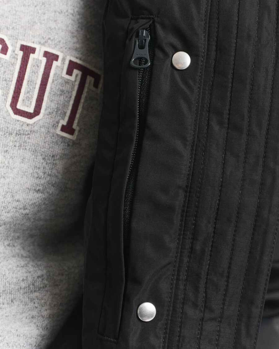 active cloud jacke – schwarz