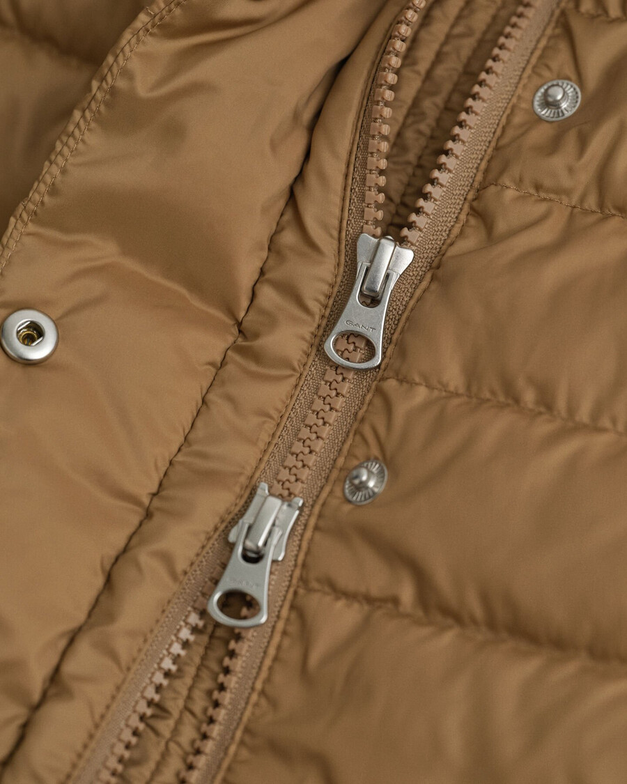 leichte daunenjacke – warmes khaki