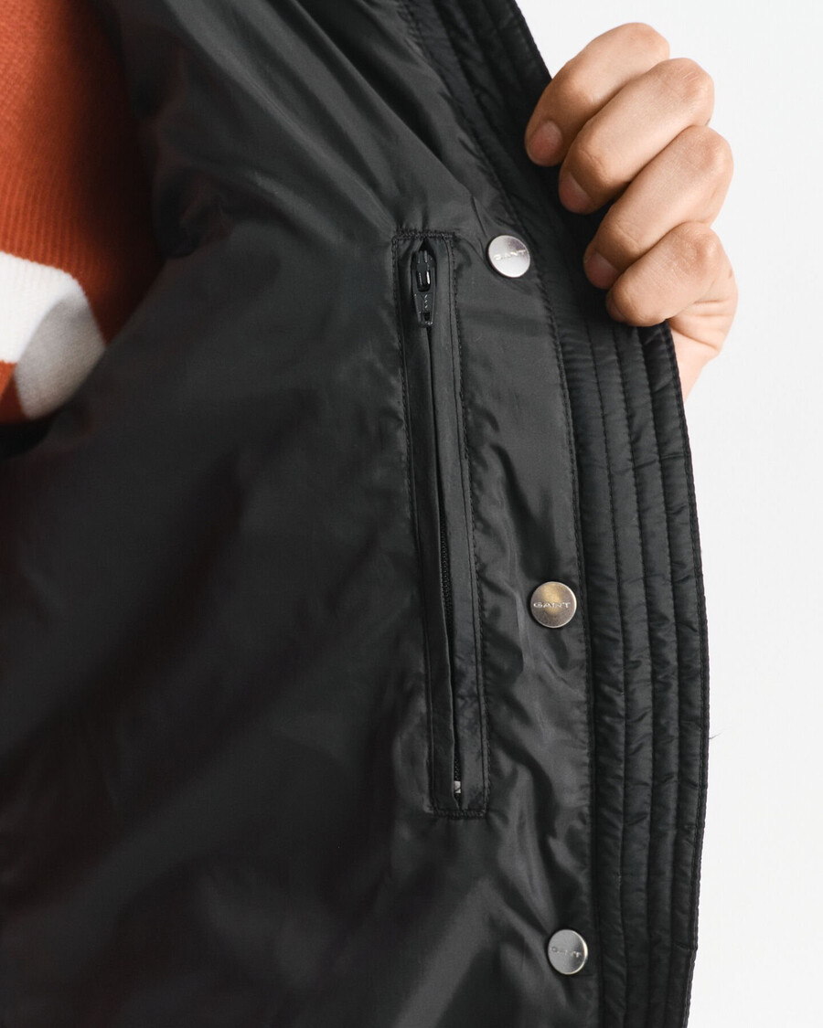 leichte daunenjacke - schwarz