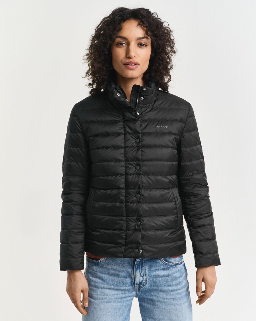 leichte daunenjacke - schwarz