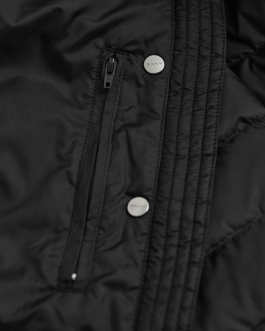 leichte daunenjacke - schwarz