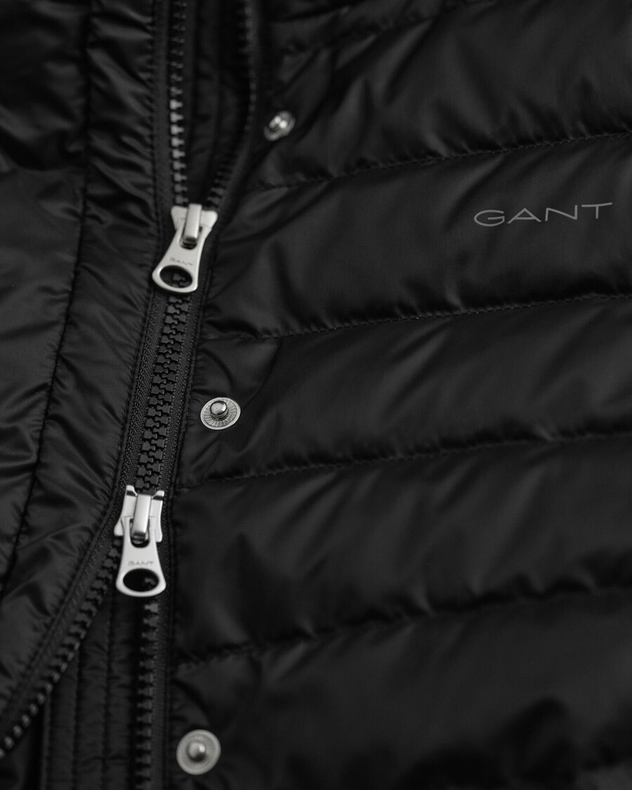 leichte daunenjacke - schwarz
