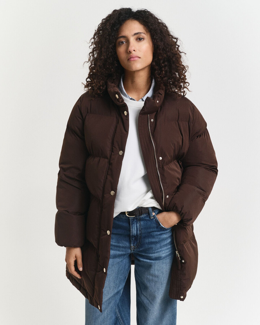 active cloud coat – dunkelbraun