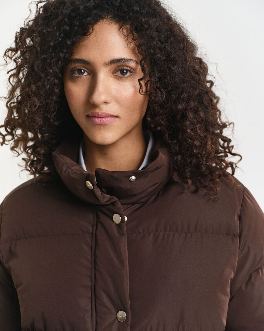 active cloud coat – dunkelbraun