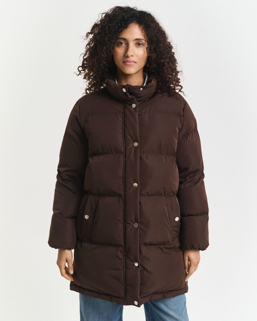active cloud coat – dunkelbraun