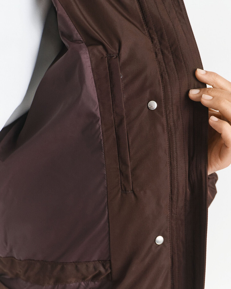 active cloud coat – dunkelbraun