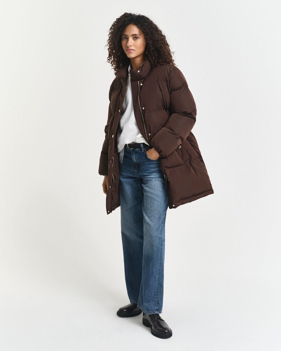 active cloud coat – dunkelbraun