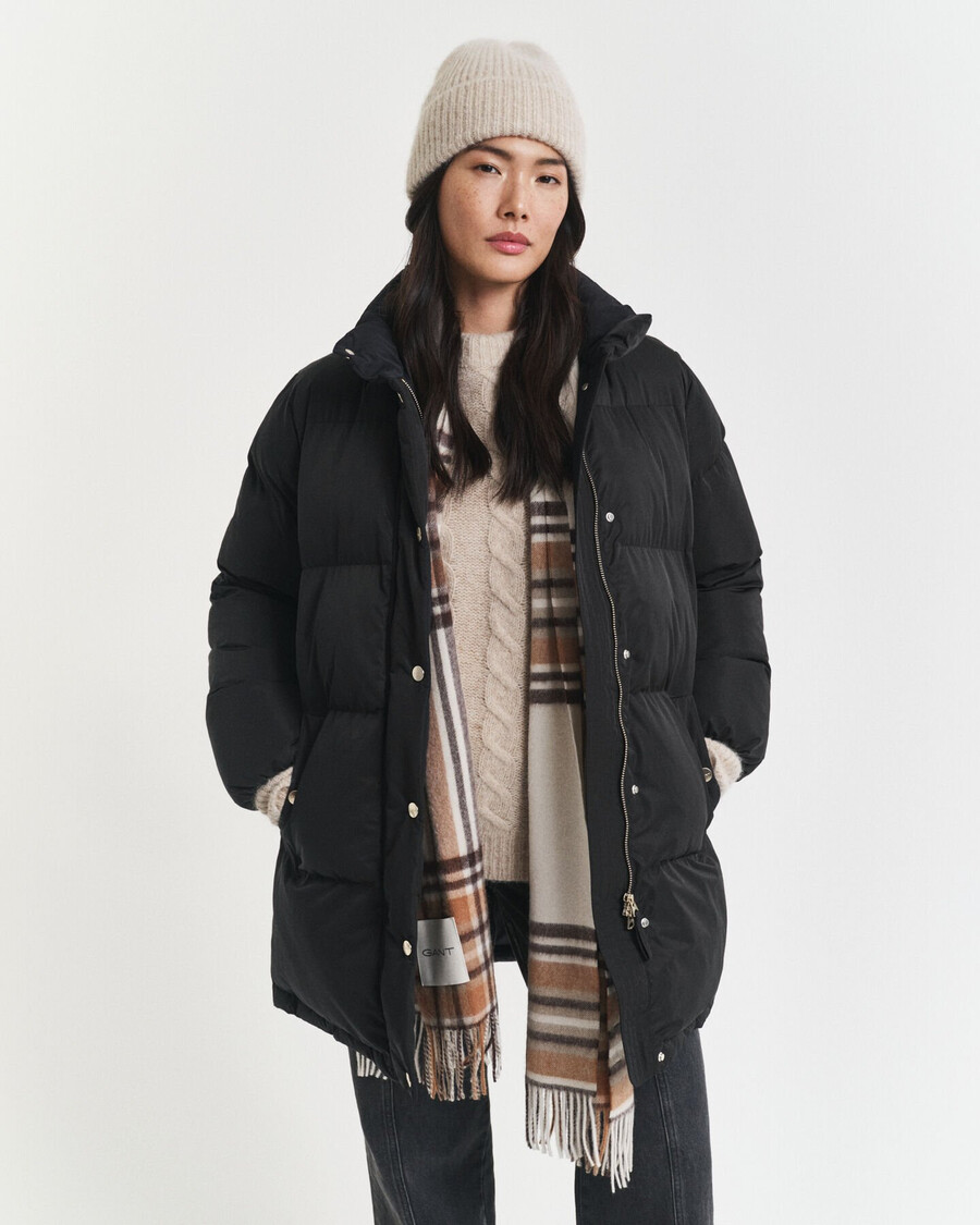 active cloud coat - schwarz