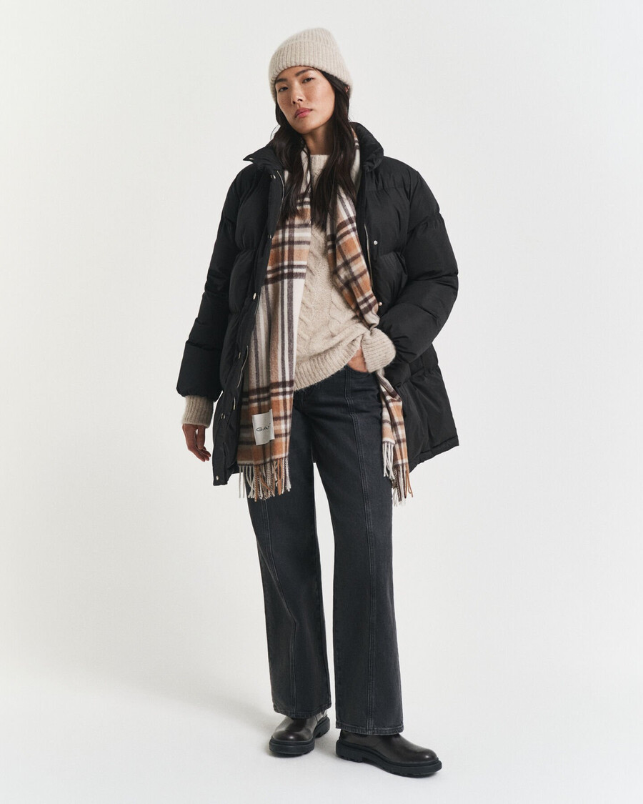 active cloud coat - schwarz