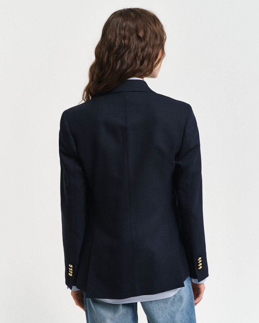 slim fit club blazer – abendblau