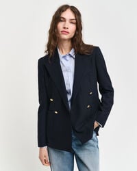 slim fit club blazer – abendblau