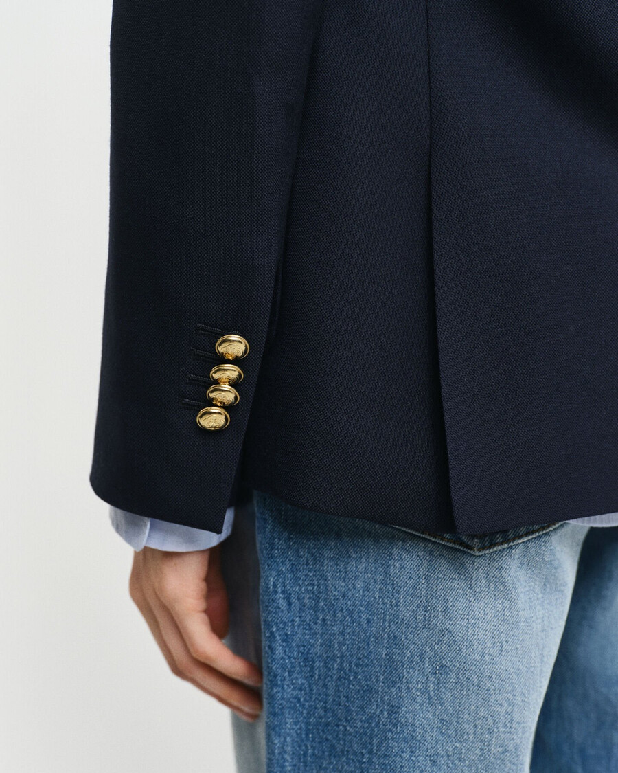 slim fit club blazer – abendblau