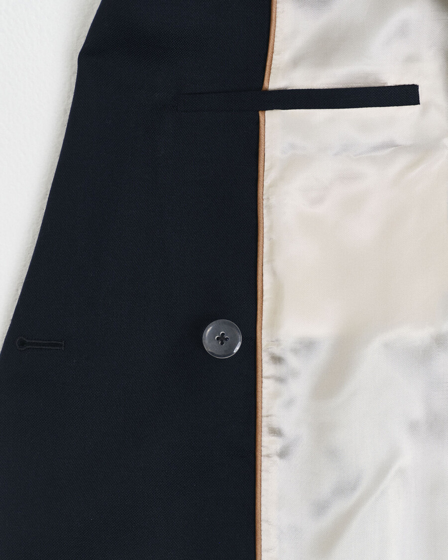 slim fit club blazer – abendblau