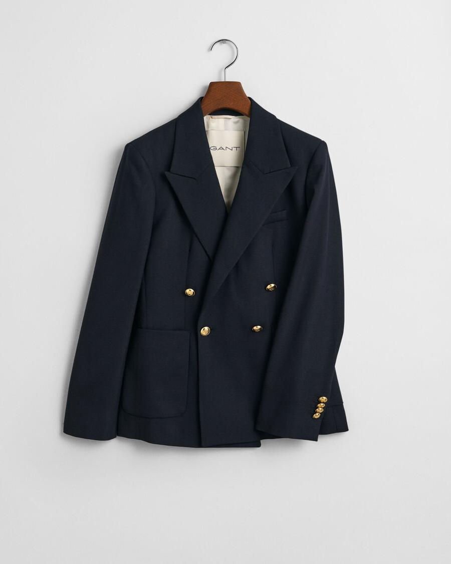 slim fit club blazer – abendblau