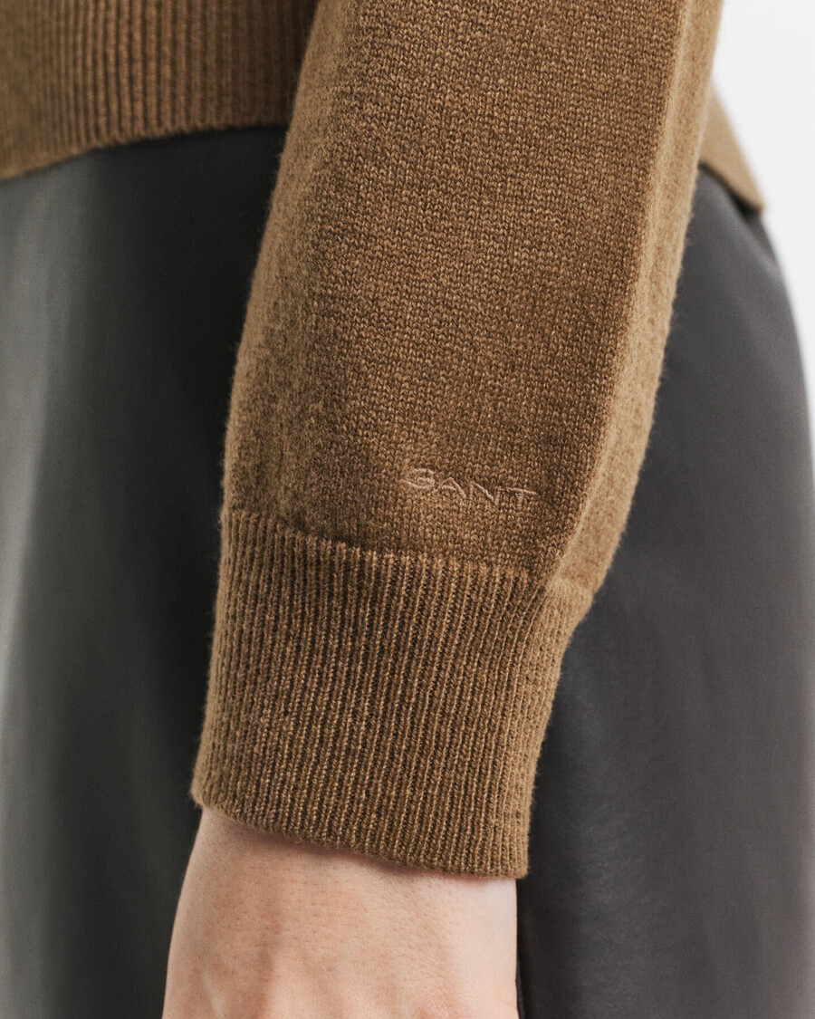 superfeiner lammwoll-teppich – warmes khaki