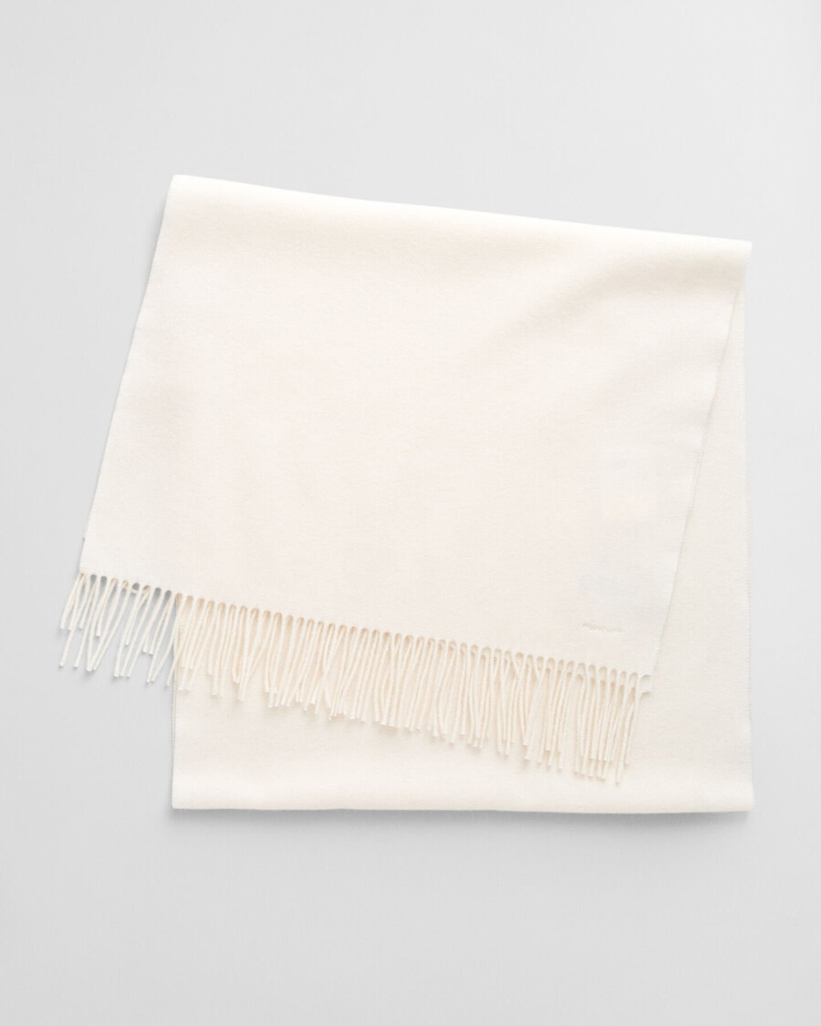 gewebter wollschal – creme