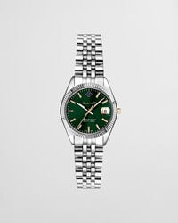 sussex mini-uhr – tartangrün