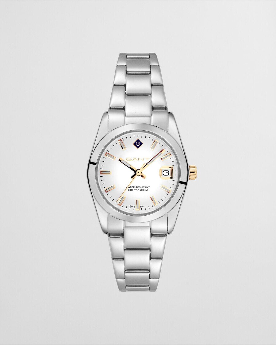 everett mini-uhr – weiß
