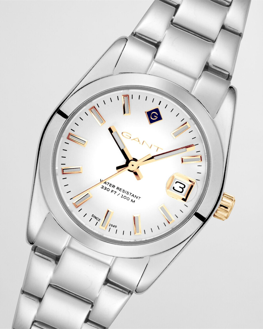 everett mini-uhr – weiß