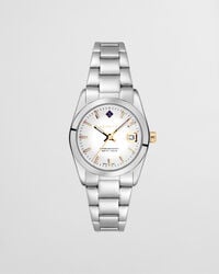 everett mini-uhr – weiß