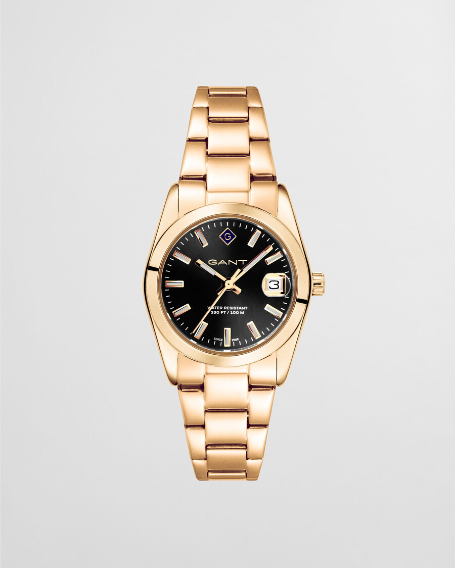 everett mini-uhr – schwarz