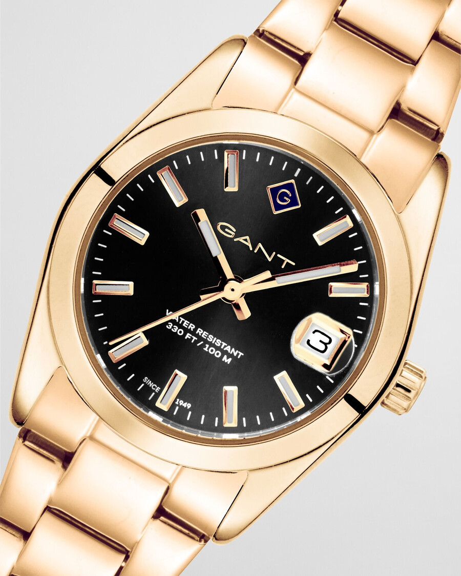 everett mini-uhr – schwarz